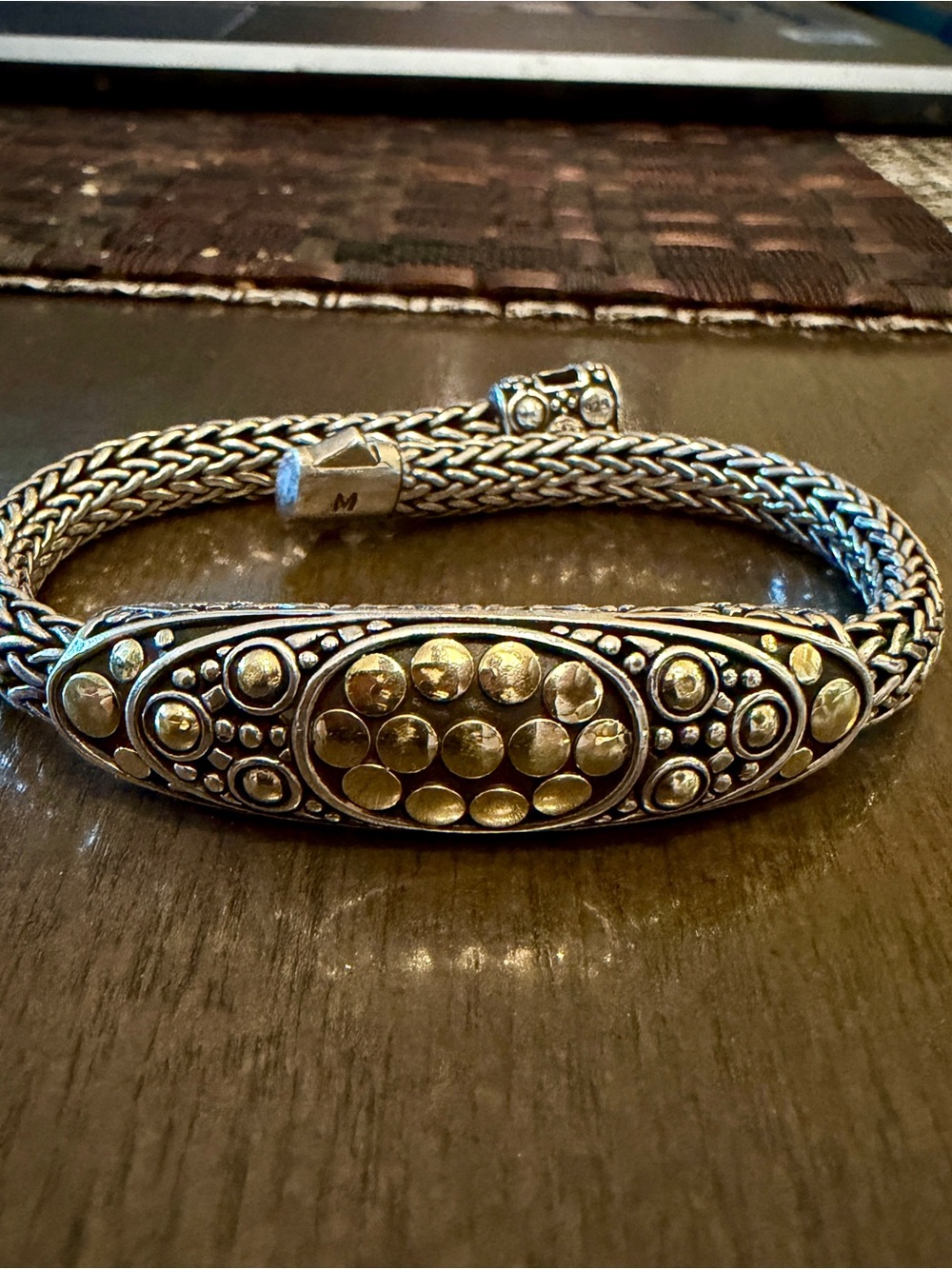 John Hardy Dot Bracelet - Sterling Silver & 18k Gold